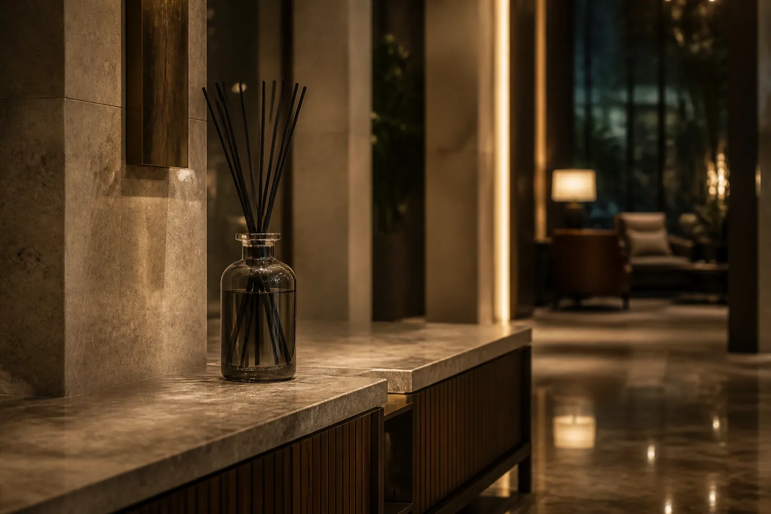 Hotel passive diffusers application