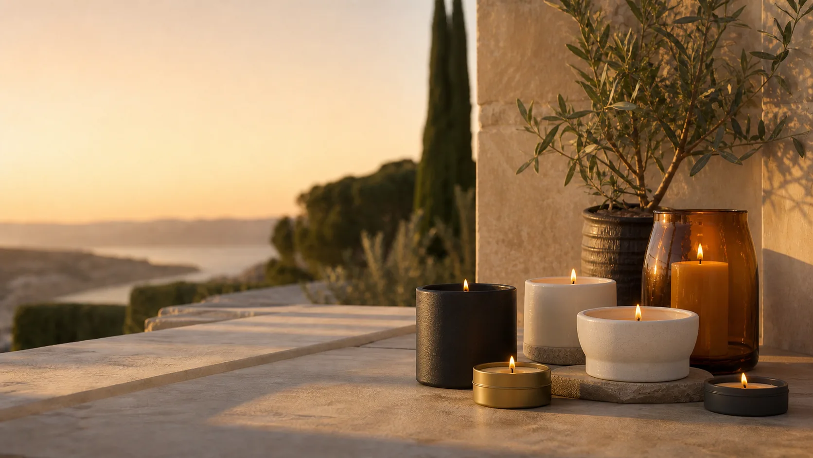 Outdoor Candles representative collection