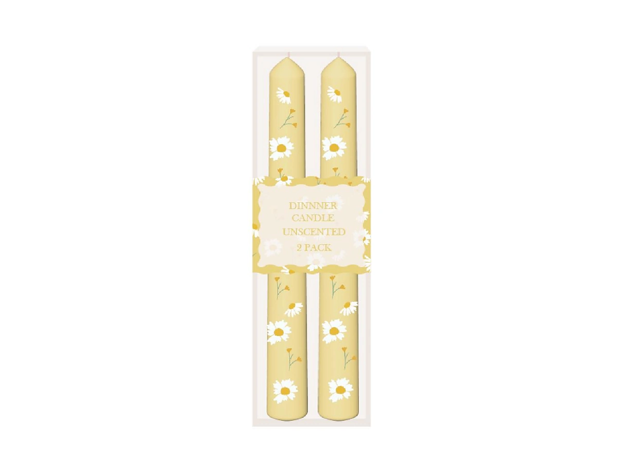 Daisy Taper Candle Set product