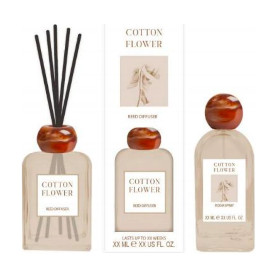 Fresh Linen Reed Diffuser with Sticks – Long Lasting Clean Cotton Home Fragrance for Bathroom & Bedroom, 100ml (3.4 fl oz) product