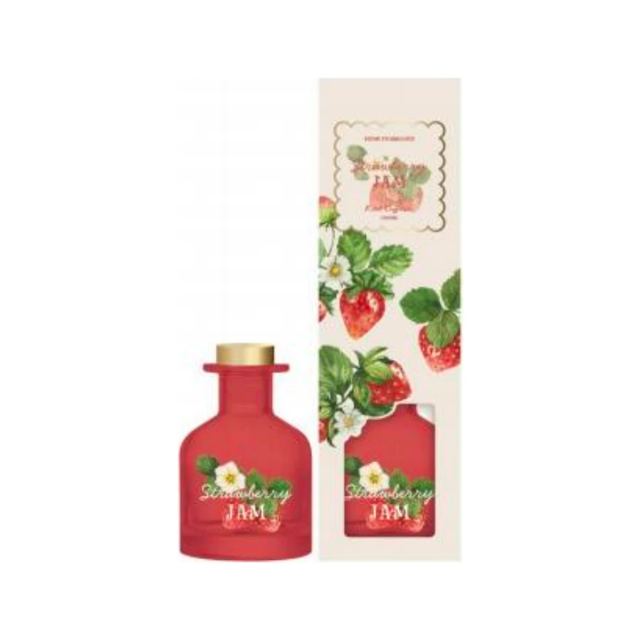 Strawberry Shaped Reed Diffuser – Cute Fruity Home Fragrance with Sticks, 100ml (3.4 fl oz) product