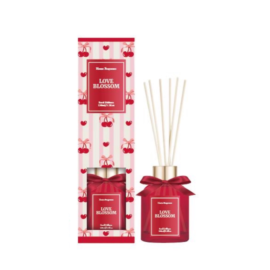 Cherry Blossom Reed Diffuser – Love Blossom Sweet Fruity Home Fragrance, 120ml (4.2 fl oz) product