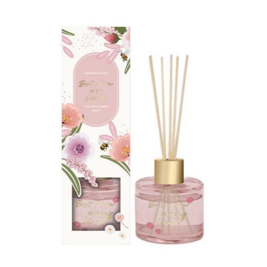 Peony & Cherry Blossom Reed Diffuser – Best Mum Gift, Long Lasting Floral Home Fragrance, 100ml (3.4 fl oz) product