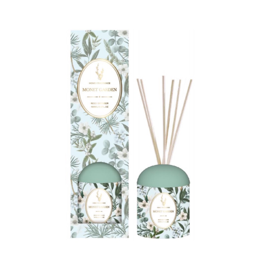 Eucalyptus & White Blossom Reed Diffuser – Fresh Botanical Home Fragrance, 100ml (3.4 fl oz) product